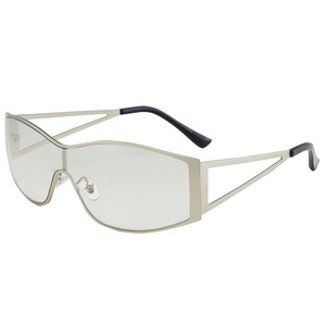 Gafas de Sol Y2K Shield con Montura Completa, Lentes de Espejo, Protección UV400, Gafas de Sol de Ciclismo para Mujer - Product Image 5