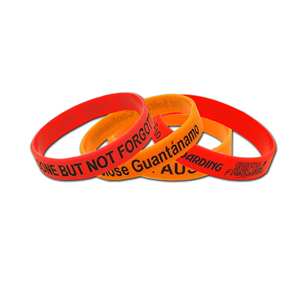 Sıcak satış çevre dostu kauçuk ucuz özel metin mektubu Logo bilezik silikon bileklik reklam hediyeler olarak - Product Image 6