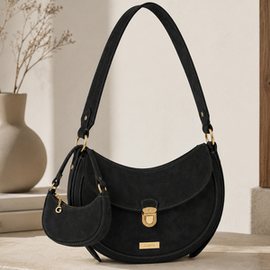 GORFIA Custom Women Shoulder Bag PU Leather Crossbody Handbag with <b>Mini</b> Pouch Casual Hobo Bag Adjustable Strap - Product Image 6