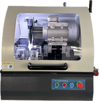 Machine de découpe métallographique manuelle |   Disque de coupe de 80 mm pour la préparation d'échantillons métalliques avec refroidissement