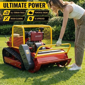 Máquina Controlada a Distancia Multifuncional 3 en 1: Cortacésped, Cultivador y Trituradora de Hierba con Cilindro Único y Corte de 1000 mm - Product Image 1
