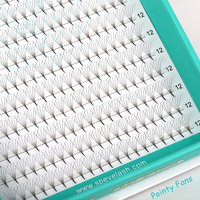 SP EYELASH Ultra Speed Pointy Thin Base Premade Volume Fans Promade 2D 3D 5D 8D Narrow Fans Lash Extensions Trays Pre Made Fans