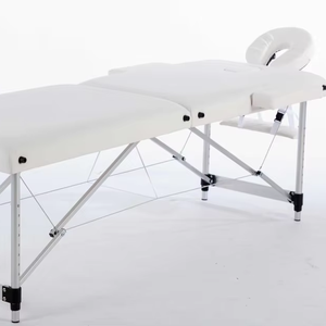 Table de massage pliante réglable <span class=keywords><strong>en</strong></span> aluminium GINEE, lit de thérapie portable avec appui-tête pour usage <span class=keywords><strong>en</strong></span> clinique ou <span class=keywords><strong>en</strong></span> salon - Product Image 1