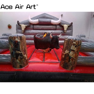 Jeu de tour de taureau gonflable commercial <span class=keywords><strong>Machine</strong></span> de taureau de rodéo mécanique électrique pour adultes et enfants <span class=keywords><strong>location</strong></span> de fête jeu de taureau gonflable - Product Image 2