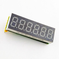 Module d'affichage LED à communication série TTL MODBUS RTU RS485 à 6 canaux et 6 chiffres