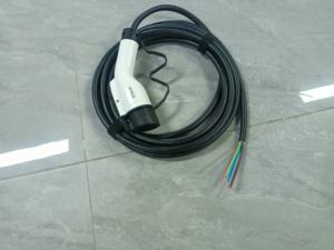 Zencar 16A 32A 40A 48 Amper Tip 1 EV Şarj Kablosu <span class=keywords><strong>3</strong></span>.5kW 7kW 9.6kW 11kW SAE J1772 EV Kablosu 5M 7M 8M 10M Açık Uçlu Kablo - Product Image 4