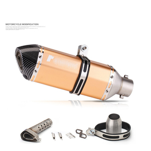 Tubo de Escape Hexagonal Pequeño Modificado para Motocicleta Todoterreno, para Huanglong <span class=keywords><strong>600</strong></span> Little <span class=keywords><strong>Ninja</strong></span> 250 Yongyuan 350R25/R3 - Product Image 3