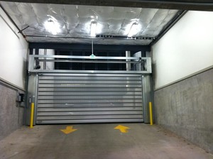 Puerta en espiral enrollable de aluminio de alta velocidad a prueba de viento - Product Image 5