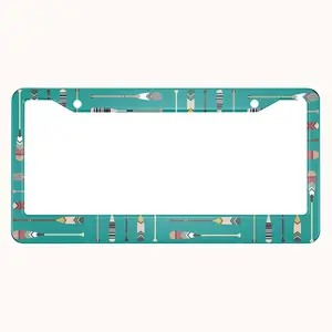 I Finished Last in My Fantasy Football League License Plate Frame Metal License Plate Cover Front Plates Frames Car Tag Frame