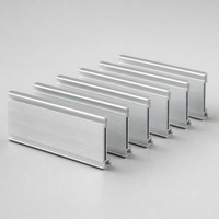DeXin 6063 T5 80x40 Série 6000 Profilé en aluminium pour mur rideau, service de découpe d'extrusion pour façade vitrée de bâtiment