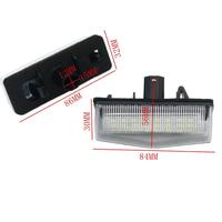 CANBUS LED feux de plaque d'immatriculation pour Toyota MATRIX AZE14 Prius ZVW30 Venza rav4 Lexus IS300