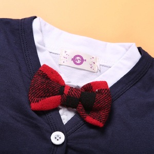 Traje Casual para Bebé al por Mayor, Ropa para Niños, Chaqueta de Caballero para Niños Pequeños, Camiseta, Jeans, Traje de 3 Piezas para Primavera - Product Image 4