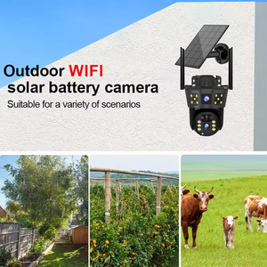 Солнечная камера Sunivision 4G 6MP для наружного видеонаблюдения с двумя объективами, солнечной панелью и функцией отслеживания движения - Product Image 3