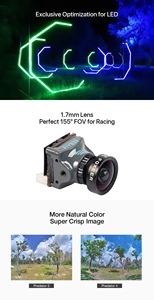 Caméra FPV Foxeer Predator 5 Nano Five33 Edition HV <span class=keywords><strong>Flip</strong></span> NTSC 1000TVL 1/3 CMOS Super PAL Commutable 14x14mm Mini Caméra pour Drone - Product Image 5