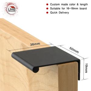 เงินและแปรงสแตนเลสอลูมิเนียมประตูตู้ดึงขอบจับ50มม. 2นิ้ว - Product Image 6