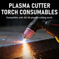 Kit de consommables pour torche de découpe plasma YEESTECH AG-60 (standard) 20x buses de 0,040'' 20x électrodes 10x coupelles 4x supports