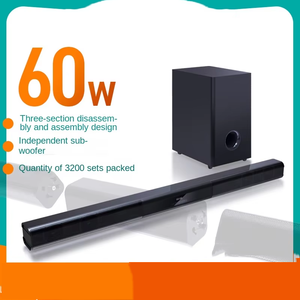 Vendedor caliente Nuevo Echo Wall Bass Cannon TV Barra de sonido Altavoz inalámbrico de dientes azules Cine en casa Subwoofer inalámbrico 60W Barra de sonido - Product Image 5