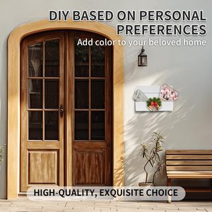 Kim loại Treo Tường Hộp thư với tấm nhựa Tên tấm trên hộp thư nhà vườn ngoài trời hộp thư với flot hoa - Product Image 6