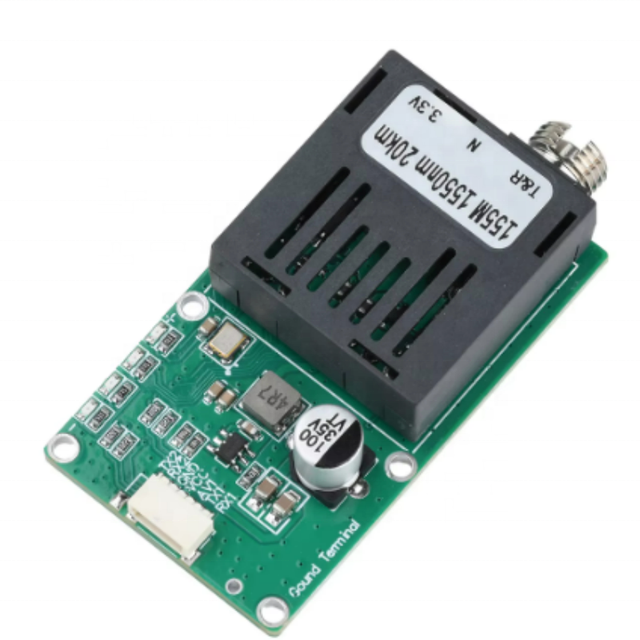 40/60 TTL Optical Transceiver Module 5.5-26V FC Interface for Drones TTL to Fiber Optic Module