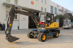 Wielgraafmachine met motor aangedreven intrekbare rupsgraafmachine voor bouwwerkzaamheden, wegverharding en grondverzet - Product Image 4