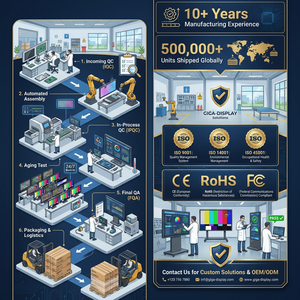 Pantalla de Visualización de Datos Industrial LED para Fábrica, Panel de Control 16:<span class=keywords><strong>9</strong></span> con Pantalla Capacitiva, Compatible con CMS/<span class=keywords><strong>MES</strong></span>/ERP, en Tiempo Real - Product Image 5