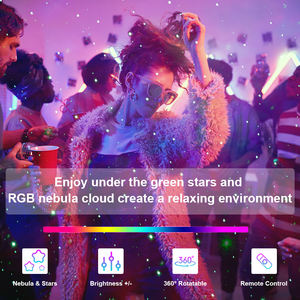 מפעל oem odm אסטרונאוט ערבולה וגלקסיה עם rgb הוביל לילה אור אור לבן שליטה מרחוק ליישום חדר שינה - Product Image 4