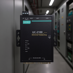 Módulo Ethernet Mini DIN Rail Moxa UC-2112-LX para Comunicación Industrial - Product Image 3