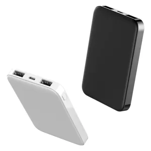 Cartão de crédito OKZU de fábrica portátil tamanho mini 5000 mah 5V 2.1A para carregamento de celular com CE/ROHS/FCC 2024