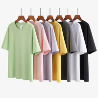 New 2022 T Shirts T-shirt New Product 2022 Popular 200 Gsm 100% Cotton Drop Shoulder T Shirts Mens Womens T-shirt