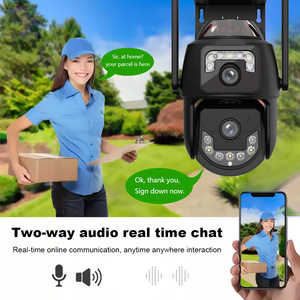 NOUVEAU Caméra solaire 4G Wifi 6MP AI PTZ 8000mAh Super batterie <span class=keywords><strong>Vision</strong></span> nocturne couleur Audio bidirectionnel 380pro + panneau solaire 8W - Product Image 3