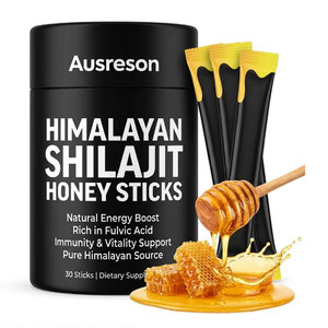 Ausreson shilajit แท้แพ็คน้ำผึ้งราชวงศ์ผลิตภัณฑ์เครื่องดื่มการสนับสนุนภูมิคุ้มกันที่สำคัญน้ำผึ้ง himalayan shilajit แบบแท่ง - Product Image 1
