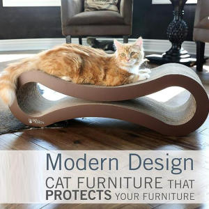 <span class=keywords><strong>PetFusion</strong></span> Ultimate <span class=keywords><strong>Cat</strong></span> <span class=keywords><strong>Scratcher</strong></span> <span class=keywords><strong>Lounge</strong></span>, penggaruk tanpa batas yang dapat dibalik dalam berbagai warna. Terbuat dari Cardboa bergelombang daur ulang - Product Image 5