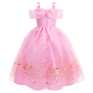 BAIGE Ailuo rose princesse robe belle au bois dormant robe robe filles scène Performance Costume pour Halloween pour la tenue des enfants - Product Image 3