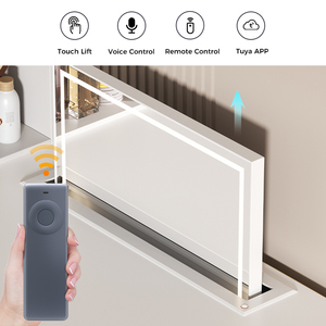 Solución Inteligente de Almacenamiento con Elevación Eléctrica, Tocador con <span class=keywords><strong>Espejo</strong></span> Oculto e Iluminación LED - Product Image 6