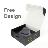 Boîtes à chapeaux Stetson personnalisées avec logo imprimé en gros à Shanghai