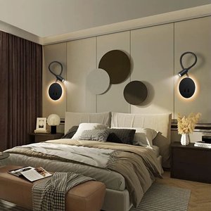 3W + 8W hiện đại dẫn đọc Tường Đèn cổ ngỗng bên cạnh đèn với 2.1A <span class=keywords><strong>USB</strong></span>/ Type-C sạc cổng cho phòng ngủ phòng khách trang trí nội thất - Product Image 6