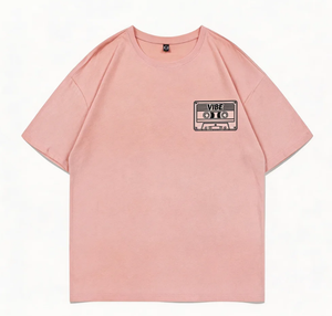 Vente en gros d'usine, t-shirts pour hommes en coton 100% surdimensionnés, col rond, étiquette et logo personnalisés, t-shirts à manches courtes - Product Image 1