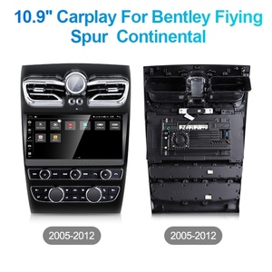 10.9 Inch Carplay GPS Navigation Multimedia Touch Screen <b>Auto</b> Radio for Bentley Flying Spur Continental 2005 - 2012 - Product Image 3