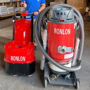 Ronlon-máquina pulidora pequeña R540, trituradora de disco Dual, amoladora de suelo de hormigón, húmeda, 550MM, el mejor rendimiento