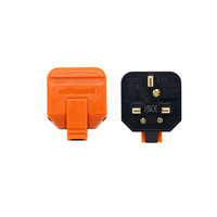 Prise OEM incassable 3 voies 13A UK 3 broches en cuivre avec fusible, plastique de haute qualité 220-250V, usage industriel/commercial Afrique