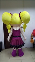 Costume de mascotte en peluche jaune ciel bleu pour adultes - Service OEM personnalisable Thème des fêtes du Nouvel An