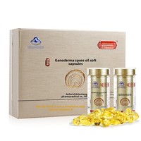 Huile de spores de champignon Reishi à paroi brisée OEM/ODM, capsules molles personnalisées sous marque privée, soutien immunitaire, formule haute puissance, 36g