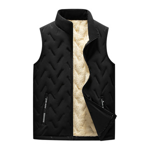 <span class=keywords><strong>Gilet</strong></span> da <span class=keywords><strong>Uomo</strong></span> con Imbottitura in Pile e Cotone Poliestere, Nuovo <span class=keywords><strong>Gilet</strong></span> Casual alla Moda e Caldo per l'Inverno, Giacca <span class=keywords><strong>Gilet</strong></span> da Papà - Product Image 6