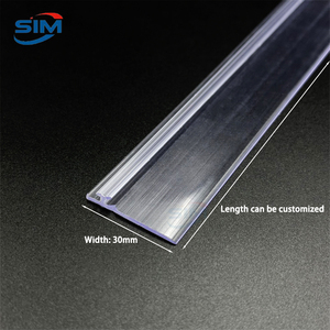 Có thể điều chỉnh Kệ nhựa Pusher tổ chức chia cho siêu thị hiển thị dễ dàng cài đặt đường ray cho kệ - Product Image 5