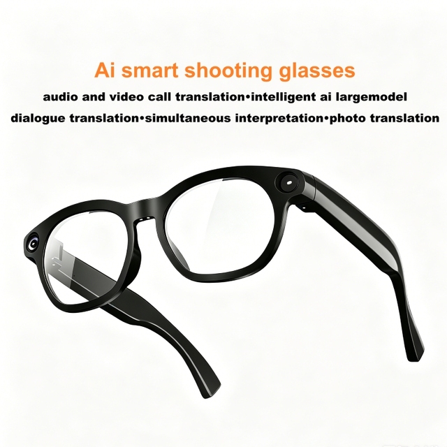 2026 New AI Smart Glasses CY03 1080P HD Video Recording Touch Button Control Type-C Reverse Charging Calling AI Voice Assistant