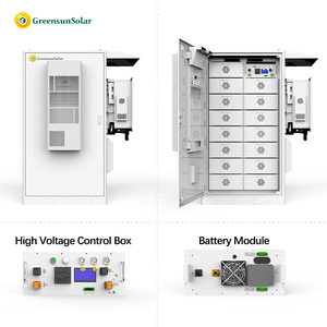 ตู้เก็บพลังงานแบตเตอรี่ลิเธียม HV สำหรับระบบโซลาร์เซลล์ 200kwh 215kw 215kwh 240kwh 250kw 250kwh 400v 500v 512v รุ่น Grb51.2-280ah 200kwh - Product Image 2