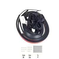 Offres Spéciales 6 en 1 voiture Underglow lumières extérieur LED bande lumières sans fil APP contrôle musique synchronisation étanche Auto lumières ambiantes