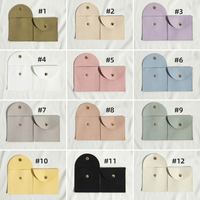 Sac à bijoux en microfibre personnalisé avec logo, fait main, 8x8cm, carré, portable, pour ranger bagues, boucles d'oreilles, colliers