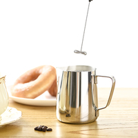 Mousseur à Lait Électrique Portable Mini pour Café, en Acier Inoxydable 304, Accessoire de Cuisine et Gadget Ménager