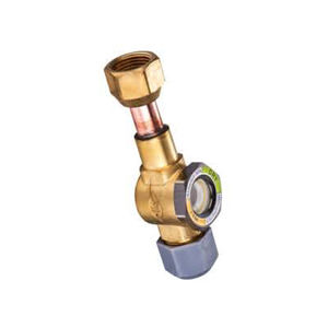 Vidrio de inspección mágico de latón con indicador de humedad para sistemas de HVAC y refrigeración - Product Image 5